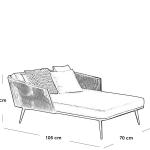 كنبة خارجية - بيج