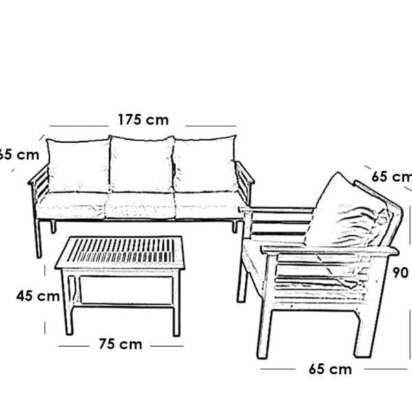 HED.MH025-1 أثاث خارجي - بيج
