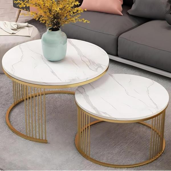 طقم اتنين طاولة وسط