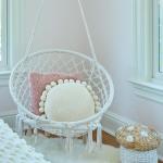 كرسي معلق 170×60×80 سم - أبيض - ASL.105