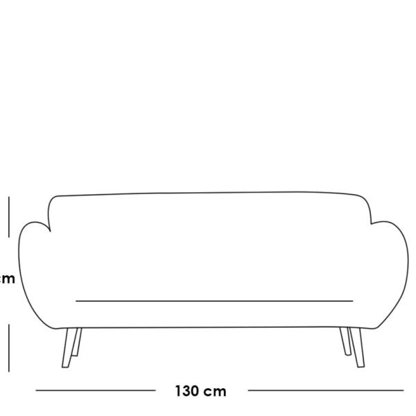 طقم أثاث خارجي - ستيل 4 قطع - بني