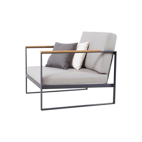 كرسي ستيل - رمادي