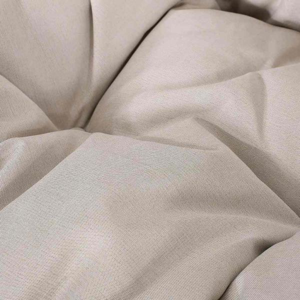 كرسي خارجي راتان - بيج و أوف وايت