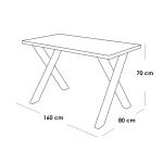 طقم أثاث خارجي حديد و قماش مقاوم للماء 7 قطع -بيج