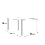 طقم أثاث خارجي حديد و قماش مقاوم للماء 7 قطع -بيج