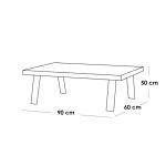 طقم أثاث خارجي حديد و قماش مقاوم للماء 4 قطع - بني و اوف وايت