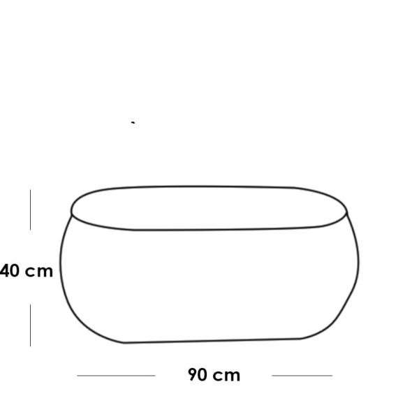 طقم أثاث خارجي راتان 4 قطع - بيج