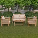 HED.MH025 أثاث خارجي بني و بيج