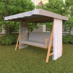 مرجيحة سرير 192×125×216 سم من Ho.HED.MH043 - بيج