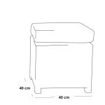 مصنوع من بلاستيك رتان بيور و قماش دك، و يتكون من كنبة و ترابيزة و 2 بوف.