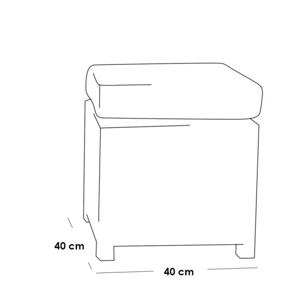 مصنوع من بلاستيك رتان بيور و قماش دك، و يتكون من كنبة و ترابيزة و 2 بوف.