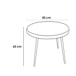 طقم اثاث خارجي 3 قطع - رمادي - ETE.RA.102