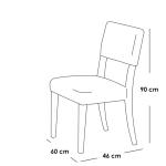 طقم اثاث خارجي 5 قطع - رمادي