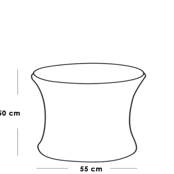 طقم أثاث خارجي - 3 قطع - بني وبيج - RSH.SH34