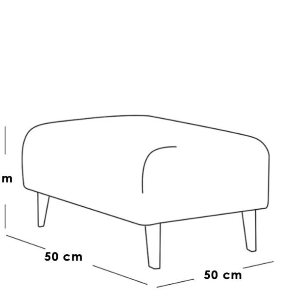 طقم أثاث خارجي - 5 قطع - بني وأوف وايت - MAM135