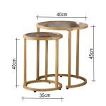 طقم اتنين طاولة وسط