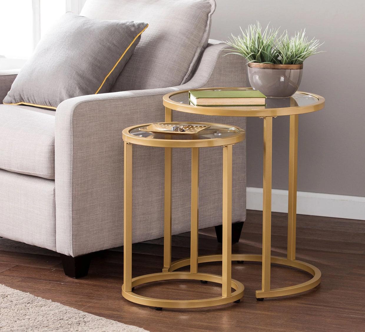 طقم اتنين طاولة وسط