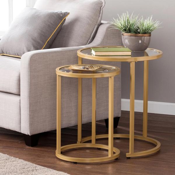 طقم اتنين طاولة وسط