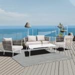 طقم أثاث خارجي - 4 قطع - SAT191