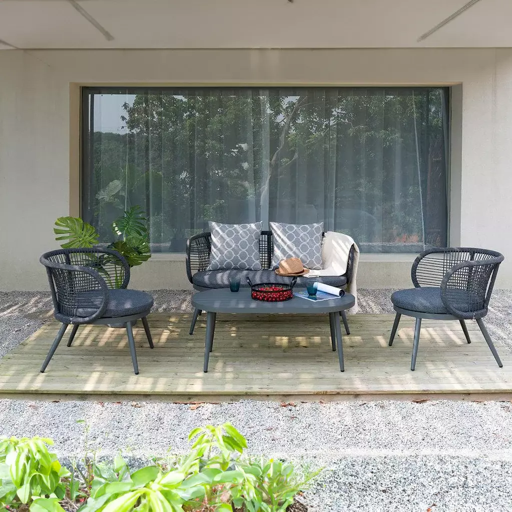 طقم أثاث خارجي - 4 قطع - SAT230