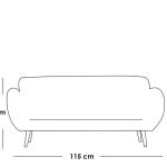 طقم اثاث خارجى 4 قطع - رمادي وأوف وايت - SR.SR3218050019