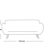 طقم اثاث خارجى 4 قطع - رمادي