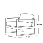 كرسي معلق فردي جاكوار - أسود