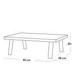 طقم أثاث خارجي - ستيل 4 قطع - بني
