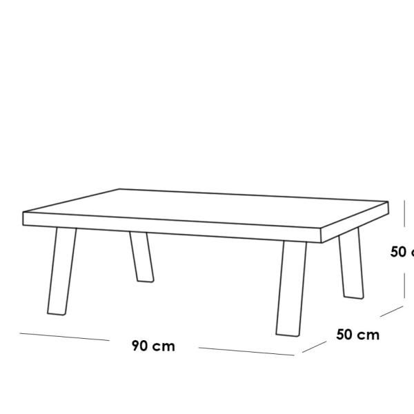 طقم أثاث خارجي - ستيل 4 قطع - بني