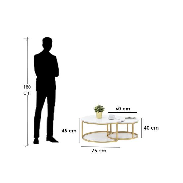 ترابيزة قهوة ستيل