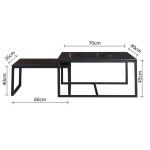 طقم اتنين طاولة وسط