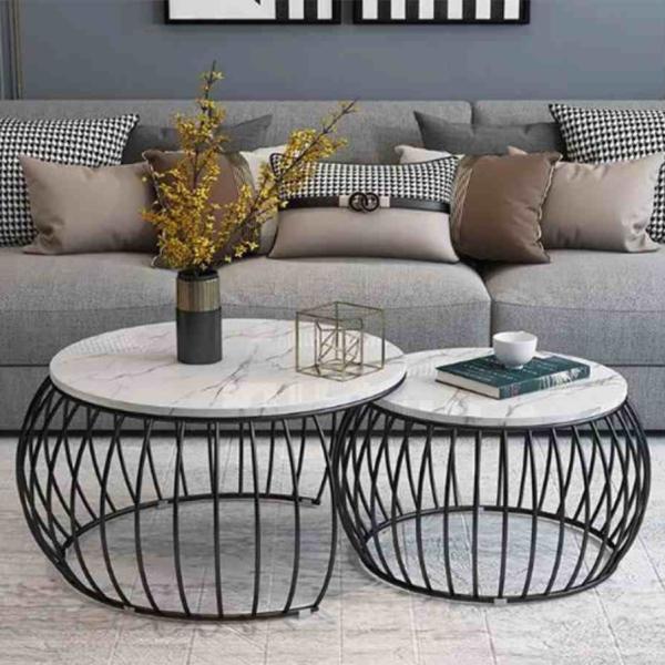 ترابيزة قهوة ستيل أسود