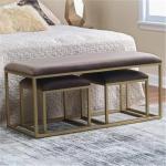 بانكت - ستيل - دهبي - 120×40×55 سم